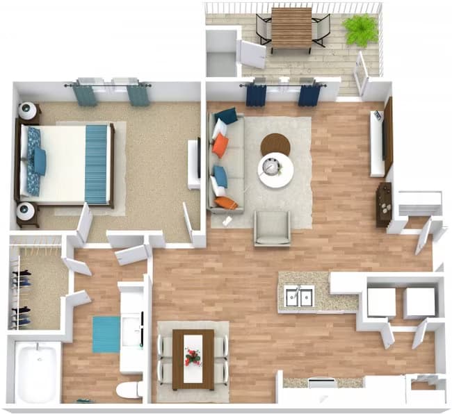 Unit 1835 1835 floor plan