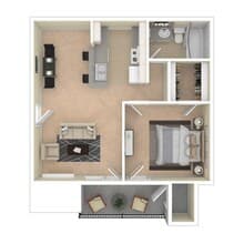 1X1 REEP Reno 270 floor plan