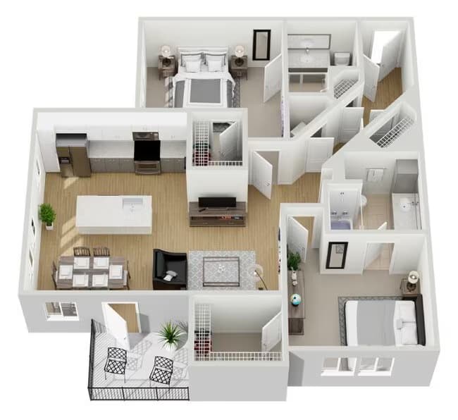Unit 12201 12201 floor plan