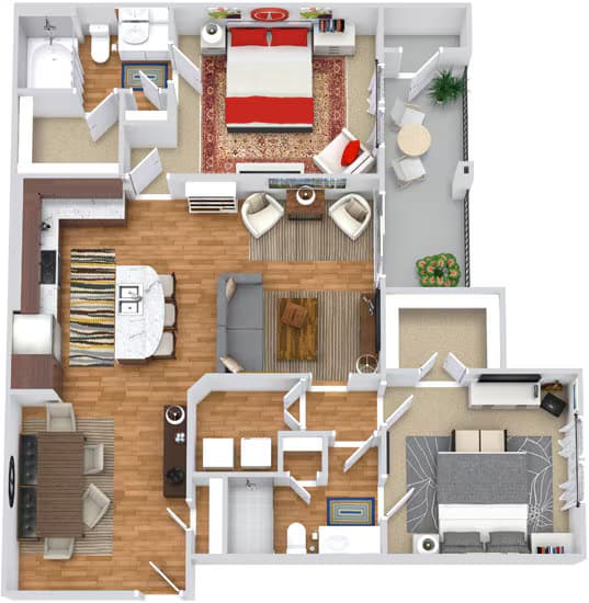 The Topaz 2204 floor plan