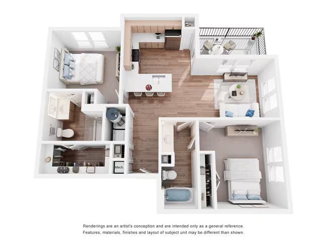 Unit 1001 1001 floor plan