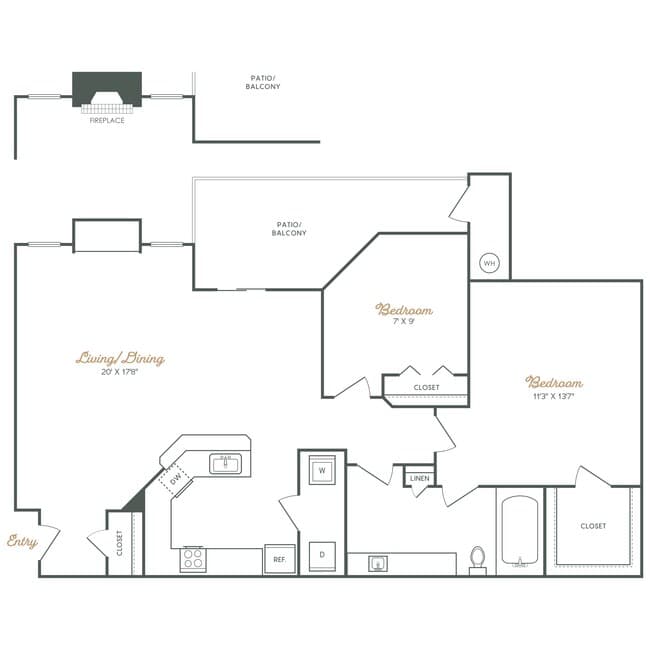 B1 Classic 01 - 0115 floor plan