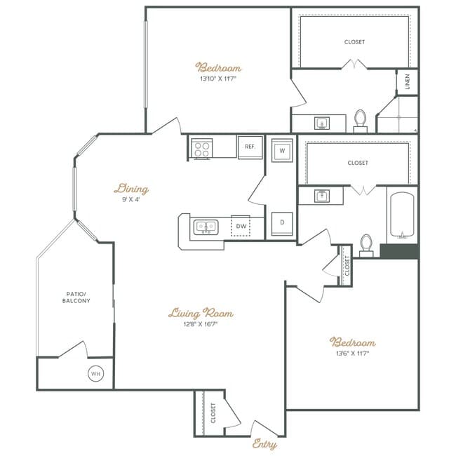 B2 Renovated 04 - 0422 floor plan