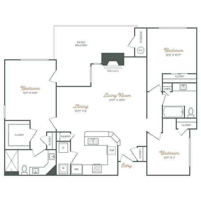 C1 Renovated 10 - 1026 floor plan