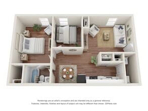 Unit 3-P-2102 4-P-2207 floor plan