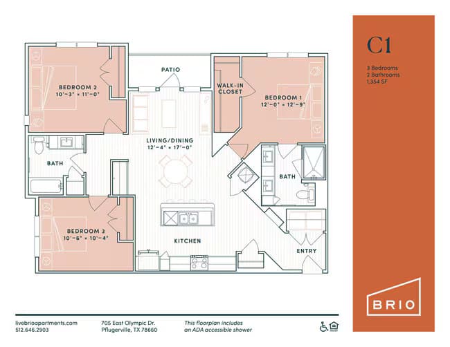Unit 2107 2107 floor plan