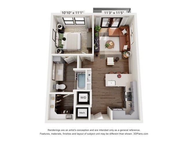A1 507 floor plan