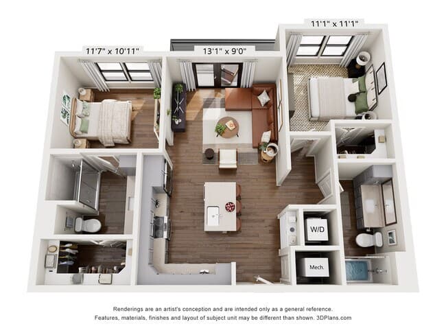 B1 303 floor plan