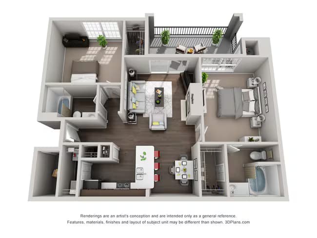 Unit 1532 1532 floor plan