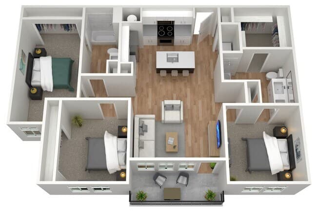 Unit 367 167 floor plan