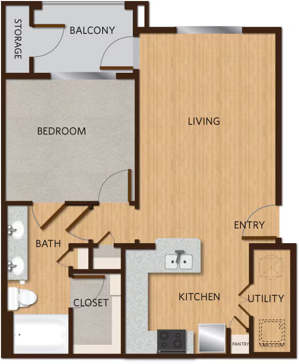Unit 4104 1204 floor plan