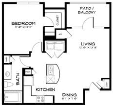 A1 825 floor plan