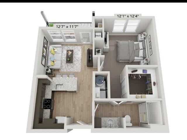 Unit 6206 5302 floor plan