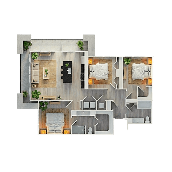 Unit 1409 1409 floor plan