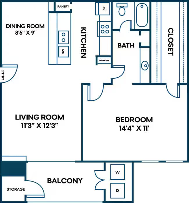 Unit 1716 0301 floor plan
