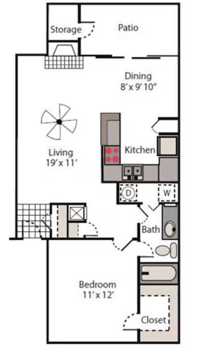 Unit 1811 1811 floor plan