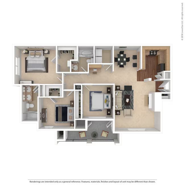 Unit E-1034 E-1034 floor plan