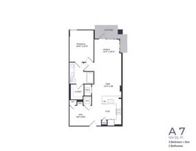 A7 117 floor plan