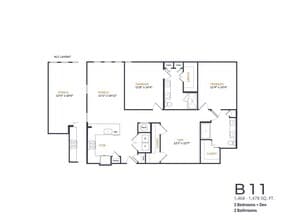 B11 508 floor plan