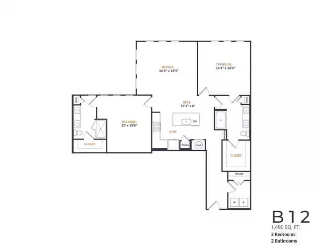 Unit 651 651 floor plan