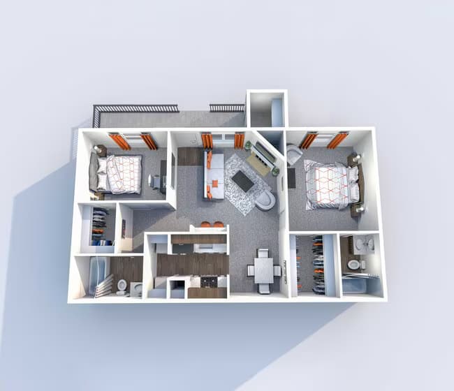 Unit 608 412 floor plan