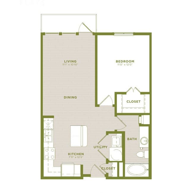 Unit 111 111 floor plan
