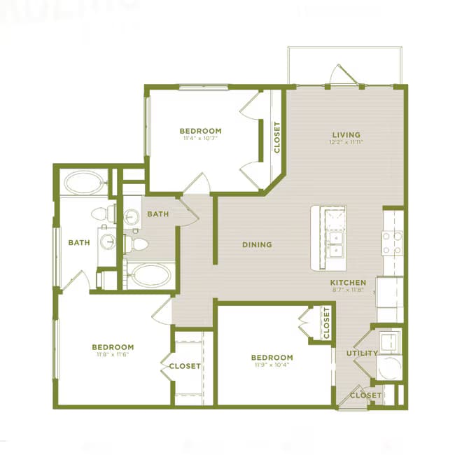 Unit 235 135 floor plan