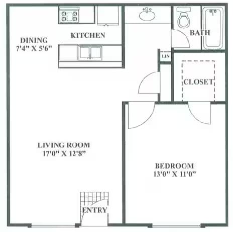 Unit 230 227 floor plan