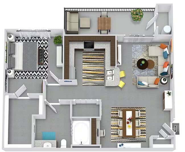 Unit 2311 2711 floor plan