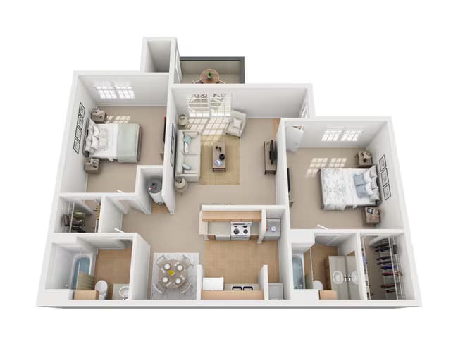 Unit 110 1005 floor plan