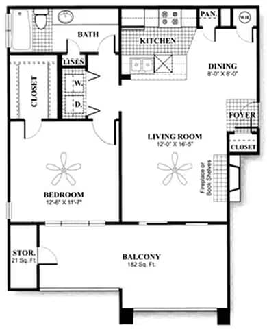 Unit 07-0735 07-0735 floor plan