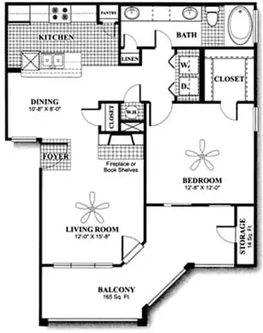 Unit 13-1311 13-1311 floor plan