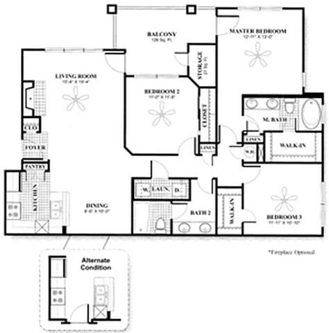 Unit 24-2433 24-2432 floor plan