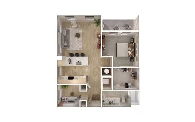 Unit 1228 2307 floor plan