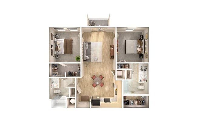 Unit 2219 2314 floor plan