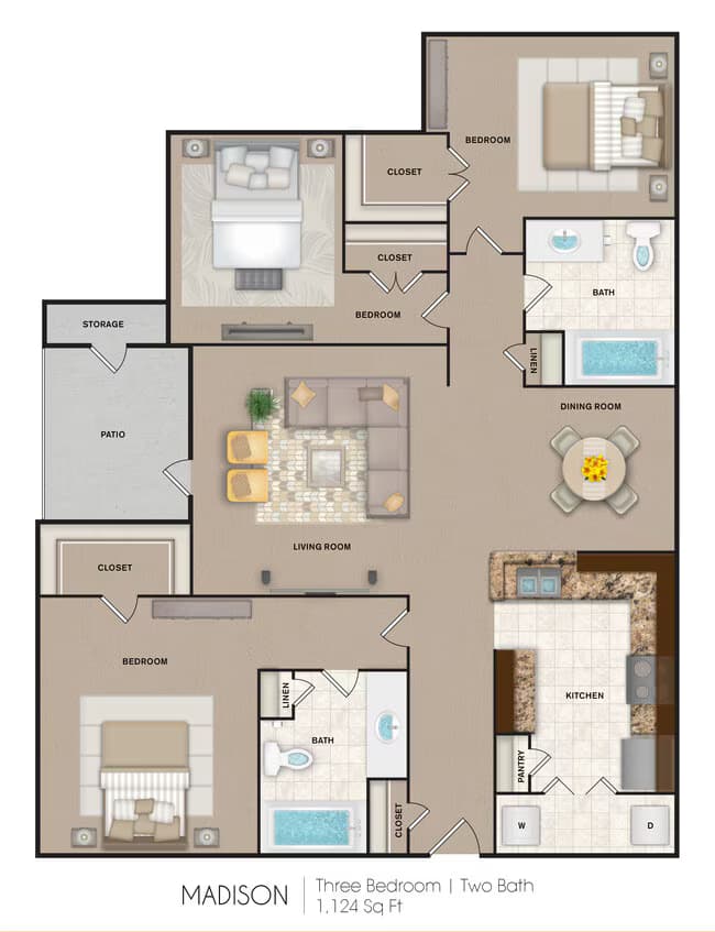 Unit 3201 3201 floor plan