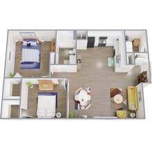 Unit 4206 2305 floor plan