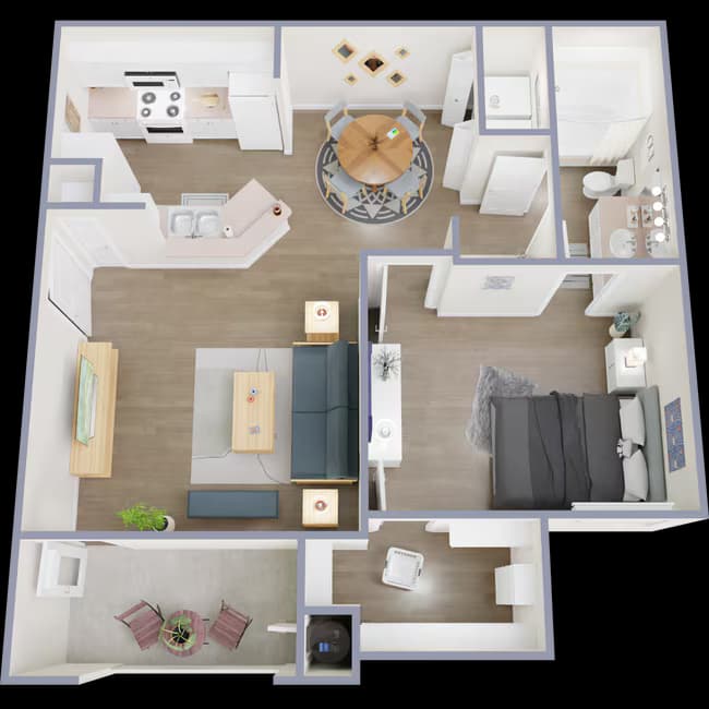 Unit 432 1533 floor plan