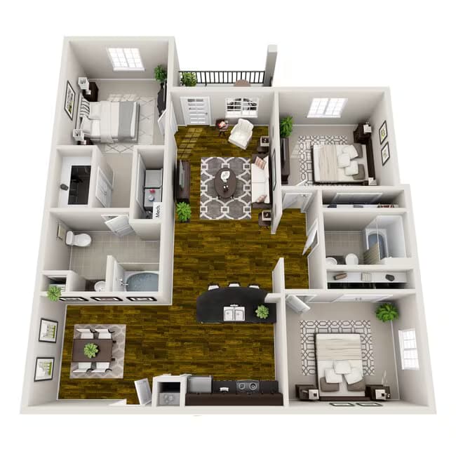 Unit 320EB 320EB floor plan