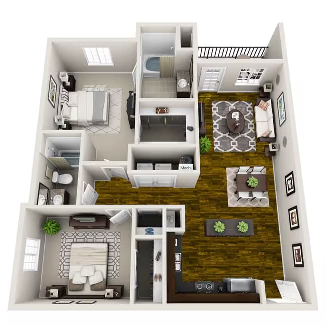 Unit 338EB 338EB floor plan