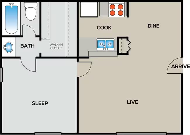 A1 1231 floor plan