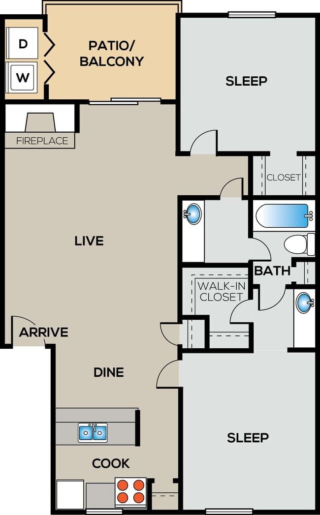 Unit 824 1022 floor plan