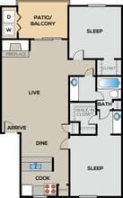 B1 1012 floor plan