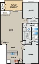 B2 1115 floor plan