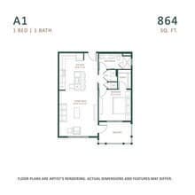 A1 1201 floor plan