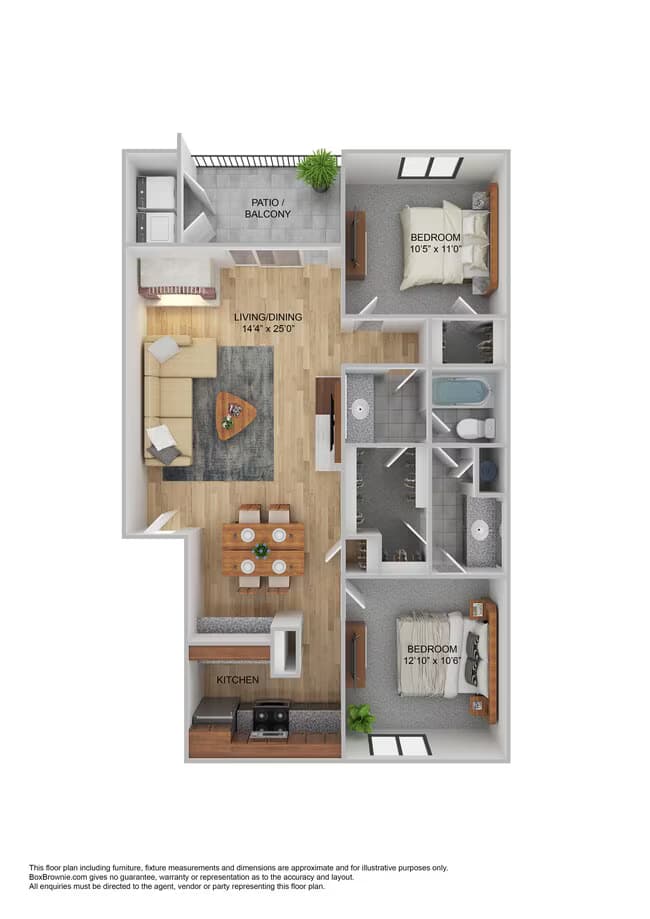 Unit 0502 1406 floor plan