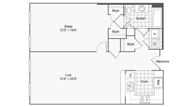 Unit 12215 12215 floor plan