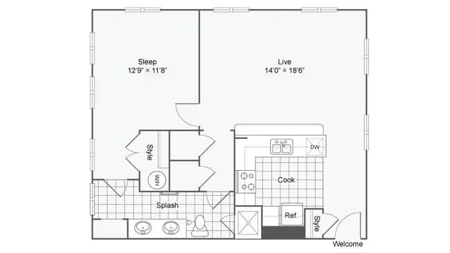 Unit 07417 07417 floor plan