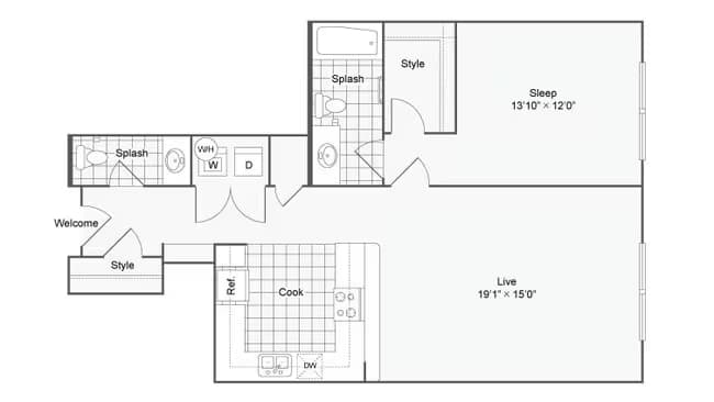 Unit 08313 08313 floor plan