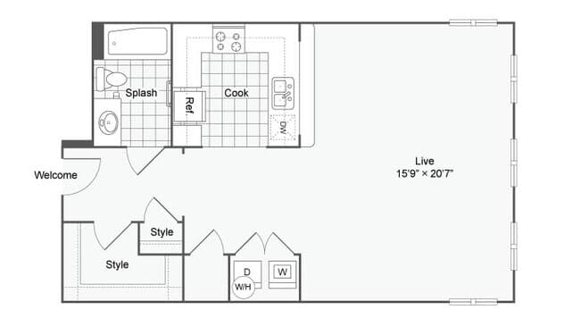 Unit 07303 05502 floor plan